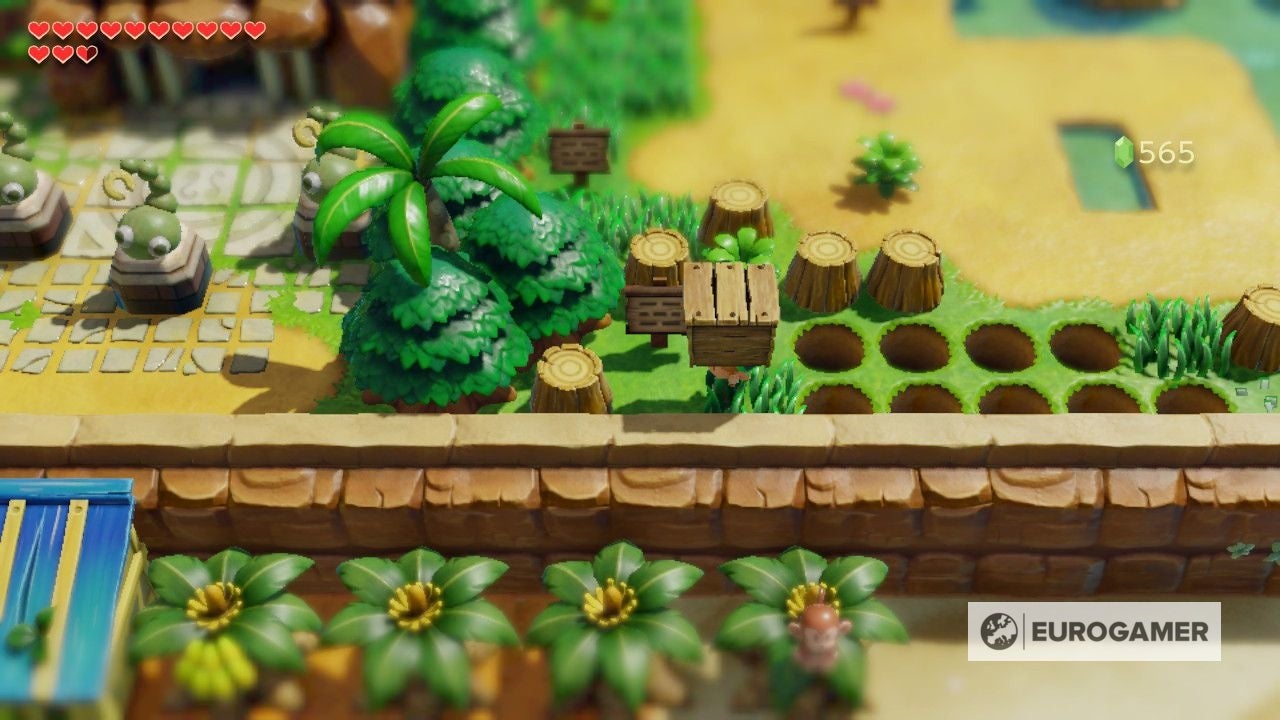 Zelda Link's Awakening Bird Key location, Signpost Maze solution and